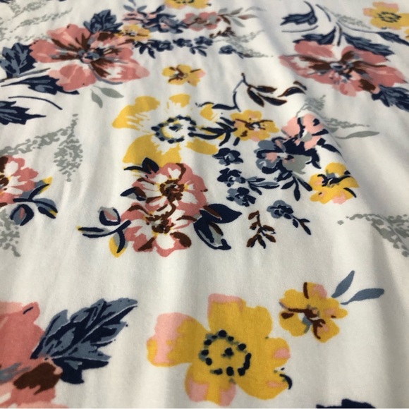 NWOT- New Look Floral hight neckline Midi dress SZ M - Picture 9 of 12